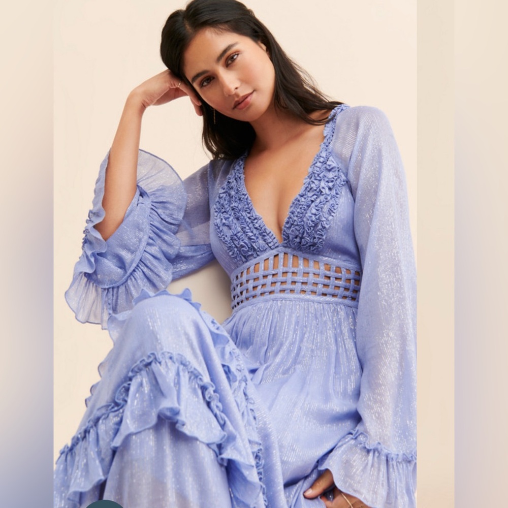 Free People Blue Maxi Dress - Picture 3 of 8